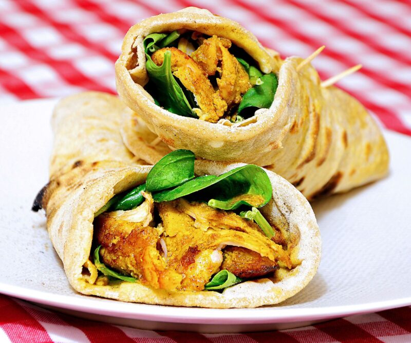 Tandoori Chicken Wrap - Reg.